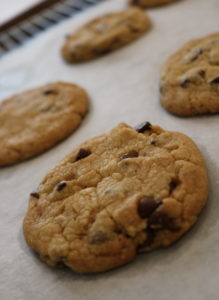 Vegan chocolate chip cookies