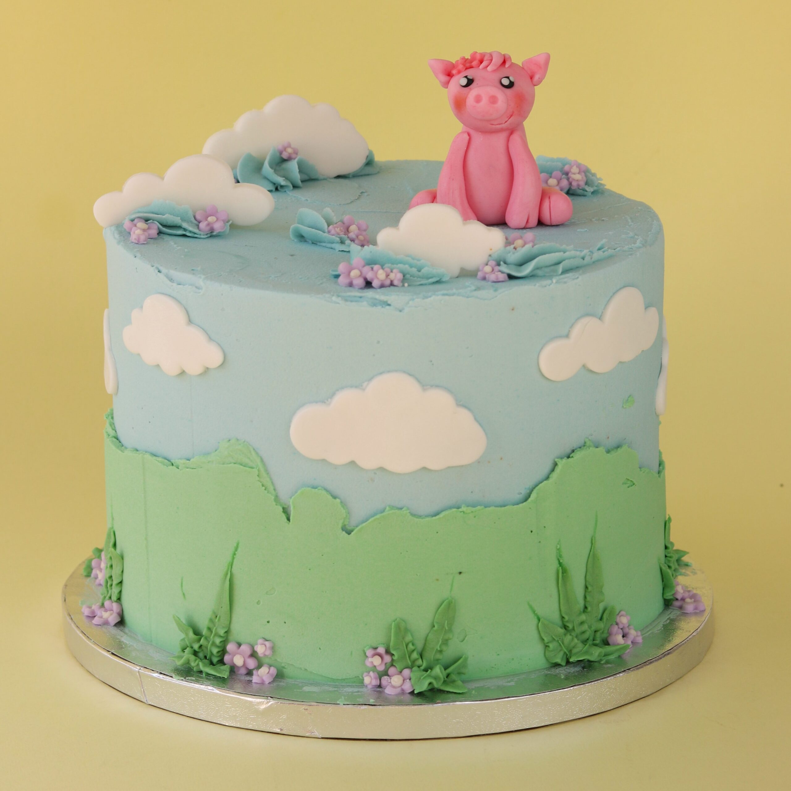 this little piggy cake